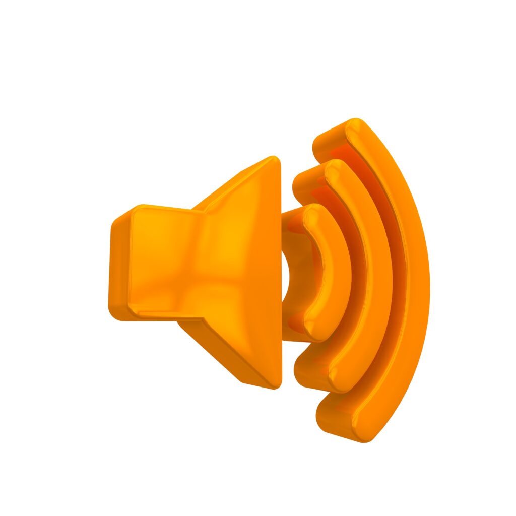 A volume up graphic like from a laptop or phone.